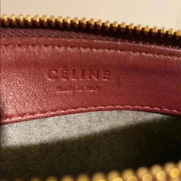 Celine trio calfskin leather crossbody handbag - Picture 5 of 15